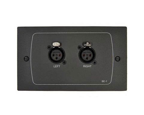 Cloud BE-1B Dual Balanced Input Plate - Black