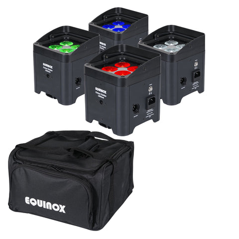 Equinox Colour Raider Lithium Battery Uplighter Pack
