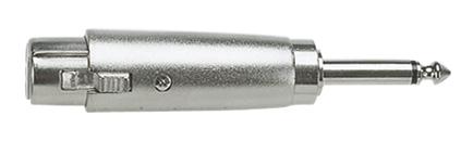 XLR Female to 6.35mm Mono Jack Plug