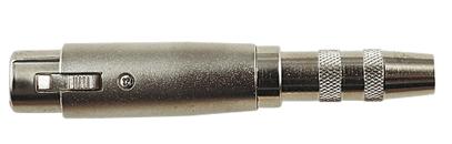 XLR Female to 6.35mm Stereo Jack Socket