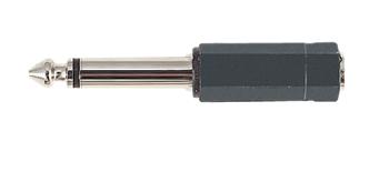 6.35mm Mono Plug to 3.5mm Mono Socket