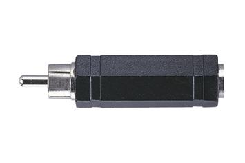 RCA Phono Plug to 6.35mm Jack Socket
