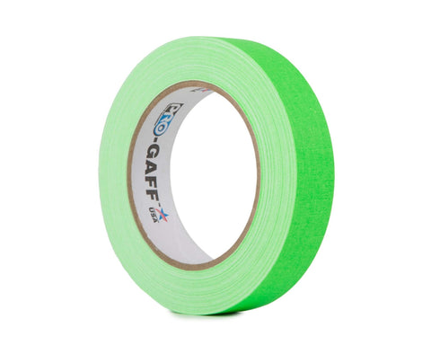 Le Mark Pro Gaff Fluorescent Gaffer Tape 24mm x 25yrds - Green
