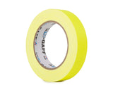 Le Mark Pro Gaff Fluorescent Gaffer Tape 24mm x 25yrds - Yellow 
