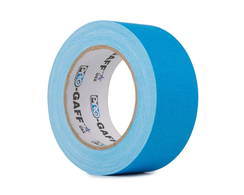 Le Mark Pro Gaff Fluorescent Gaffer Tape 48mm x 25yrds - Blue