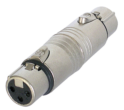 Neutrik NA3FF XLR F to XLR F Coupler