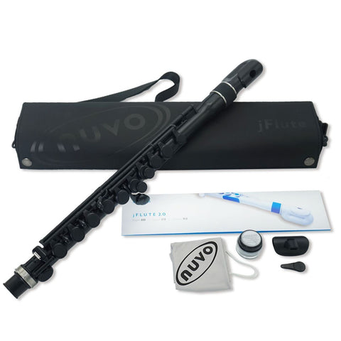 Nuvo jFlute N220JFBK Black With Steel Collar 