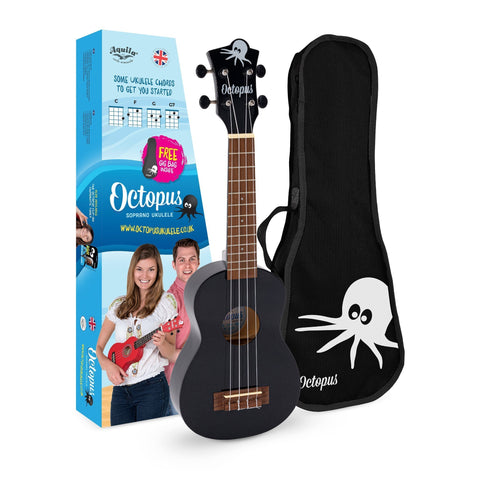 Octopus UK205-BK Ukulele - Black