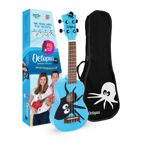 Octopus UK205-KAB Ukulele - Kane Blue