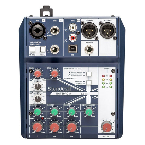 Soundcraft Notepad 5