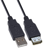 USB Male A To USB Female A Extension 3M 