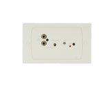 Cloud LE-1W Stereo Input Plate - White 