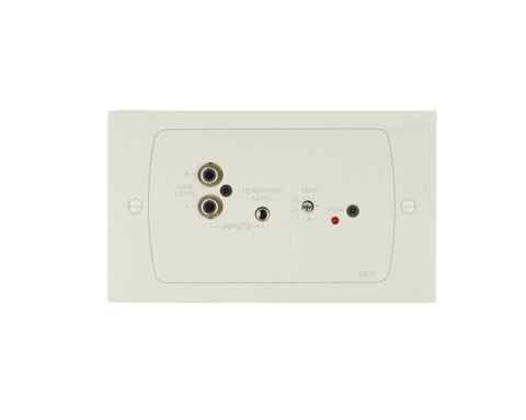 Cloud LE-1W Stereo Input Plate - White 