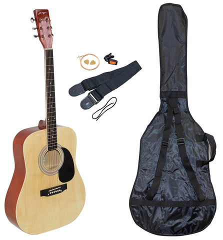 Johnny Brook 41" Acoustic Guitar Kit - Natural 