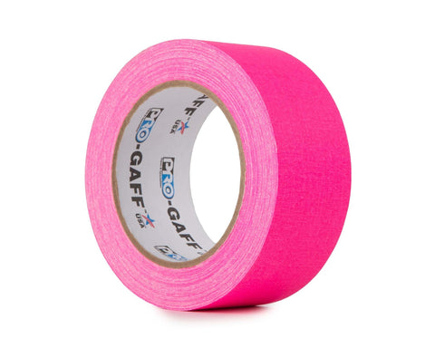 Le Mark Pro Gaff Fluorescent Gaffer Tape 48mm x 25yrds - Pink 