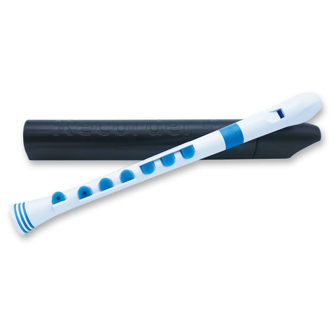 Nuvo Recorder+ White Blue Trim 