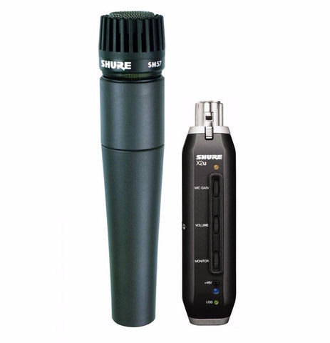 Shure SM57-X2U USB Bundle 